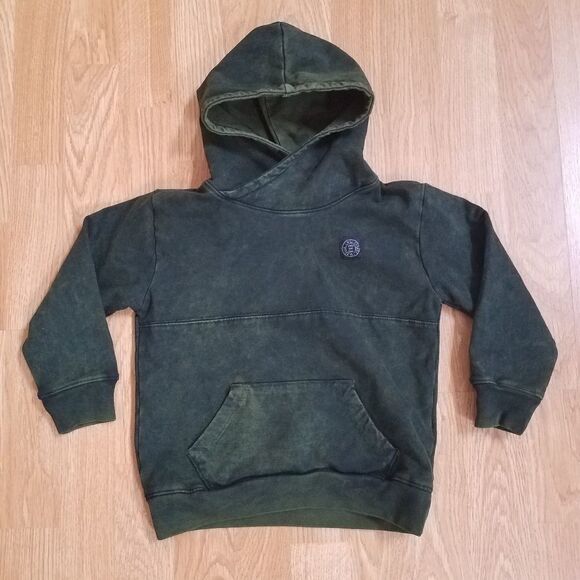 Sometime Soon Blaze Lava Wash Hoodie sz 4 in Green - Picture 3 of 9